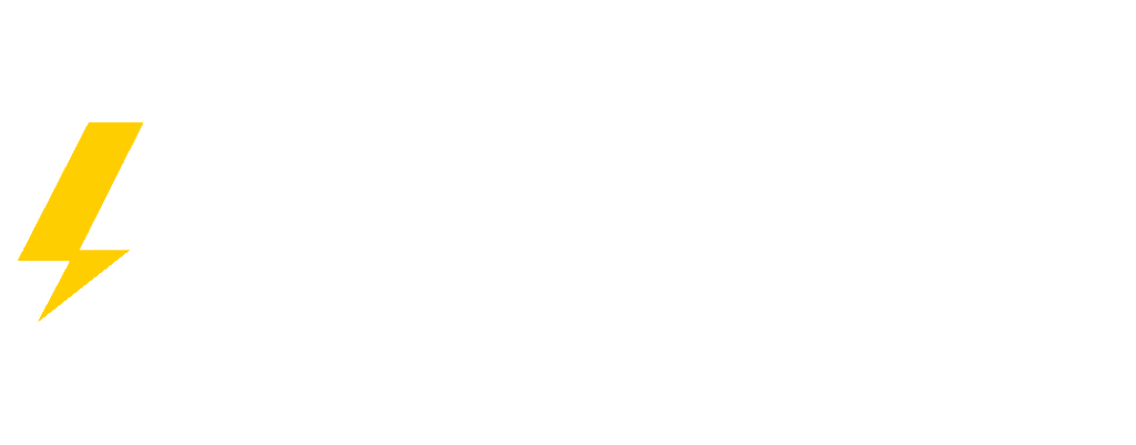 logo of Renderblitz in white and Yellow with transparent background